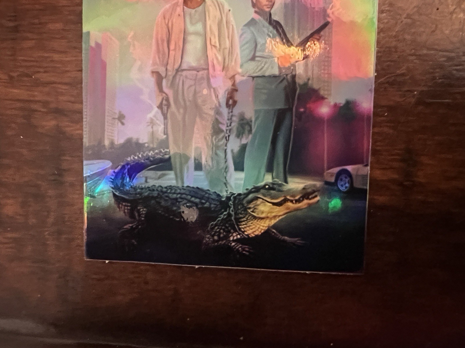MIAMI VICE 2 Stickers 3" X 2” Decals Laptop Phone Hologram Holographic 1980’s TV
