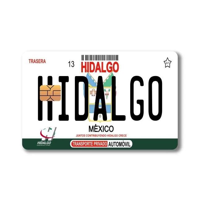 Mexican License Plate Sticker (4-Pack) | CHOOSE STATE | Mexico Placa Card Skin D