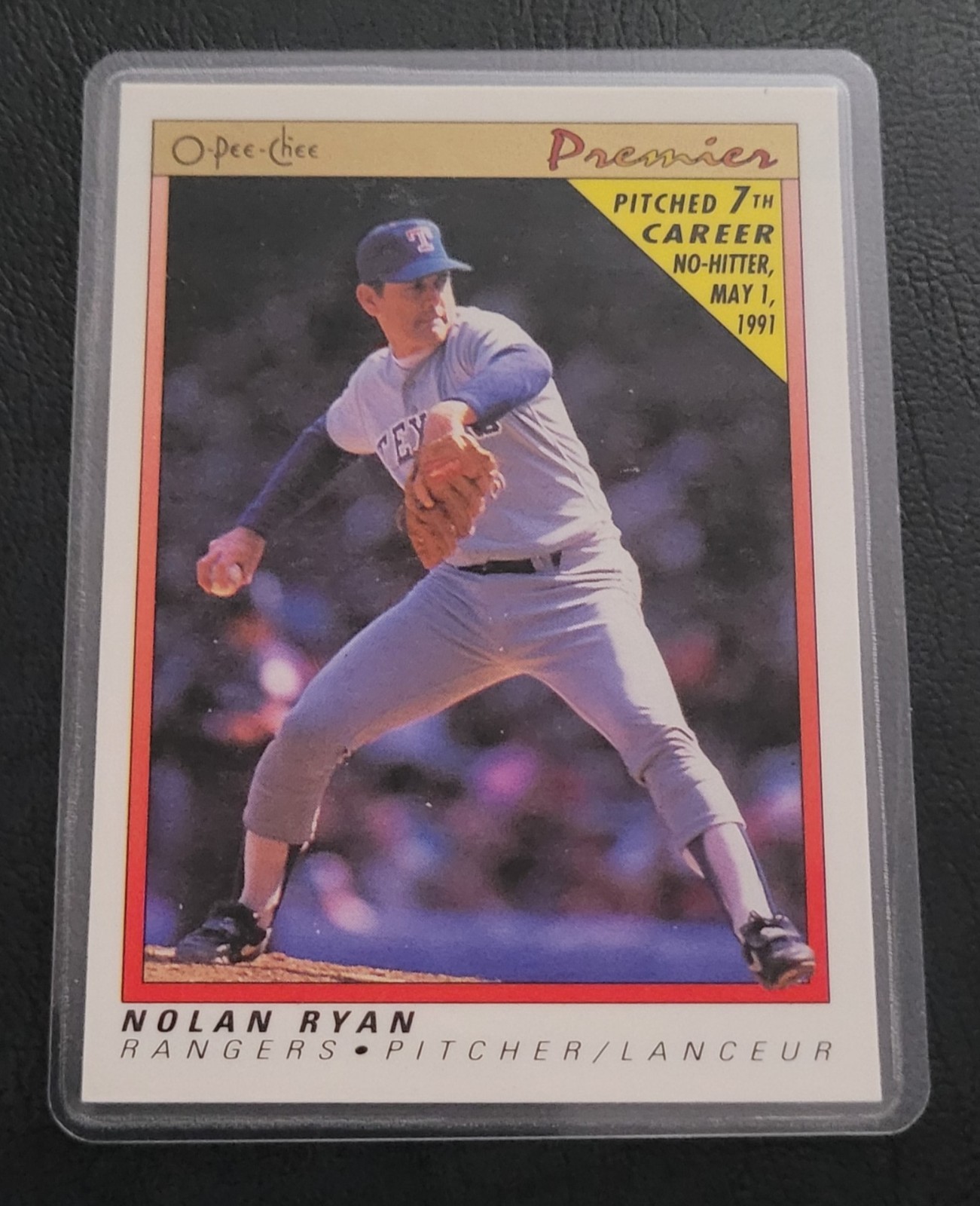Nolan Ryan Baseball Card HOF Fridge/Locker/Cabinet Laminated Magnet Strike outs!
