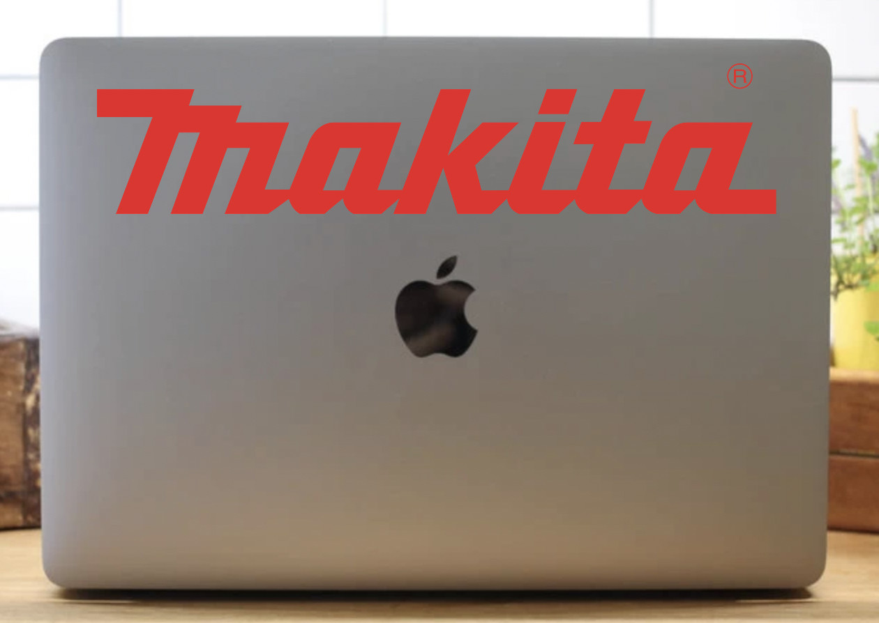 Makita Tools Logo Decal- Automotive Sticker- Mechanic Decal- Vinyl Decal