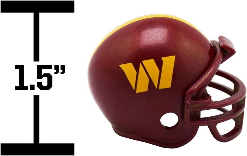 32 Piece NFL Helmet Tracker Set – Gumball Size 1 5 inch, Team Colors