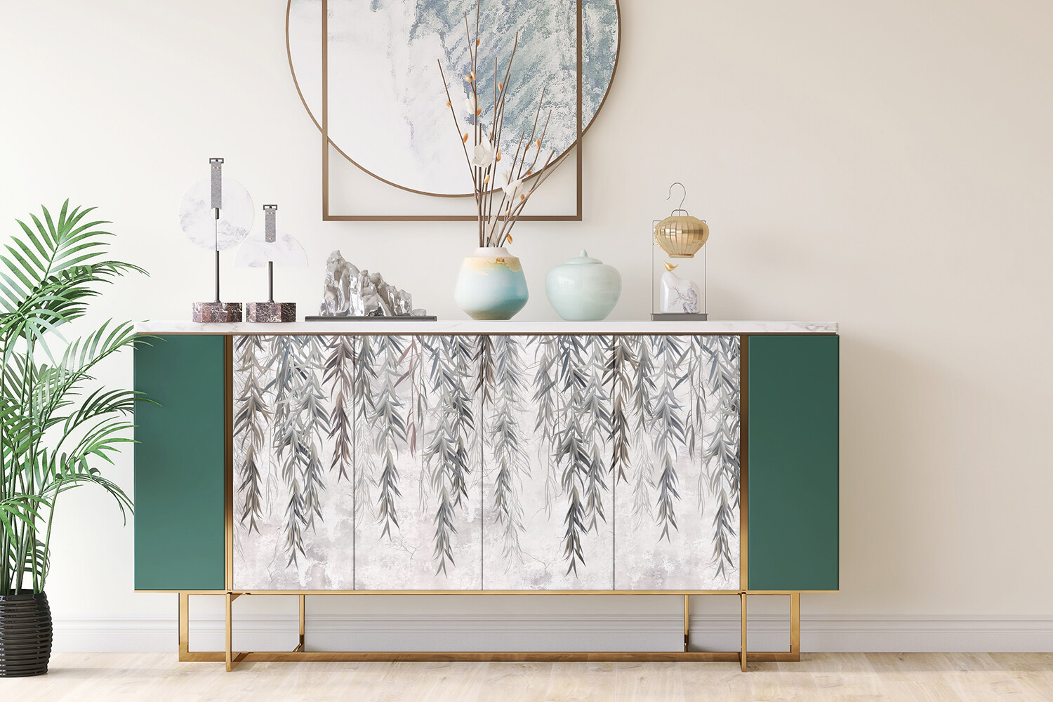 Worktop Covering Stickers Self Adhesive Vinyl Wrap Willow loft grunge 100×50