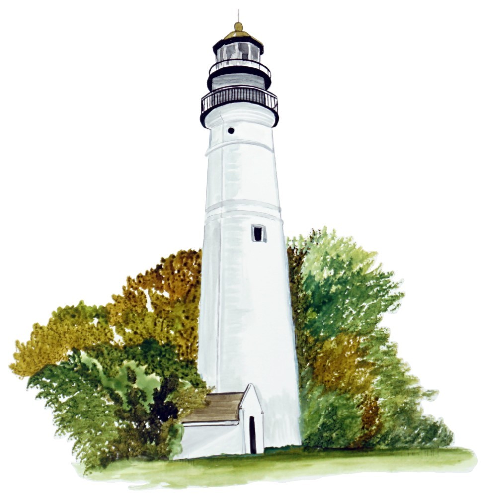 Key West Lighthouse Printed Vinyl Decal High Quality Wall Window Car Sticker