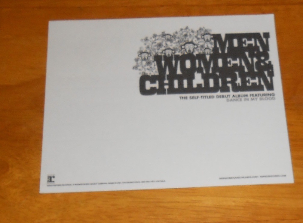Men Women & Children Sticker Original Promo (rectangle) 6×4 Zebra