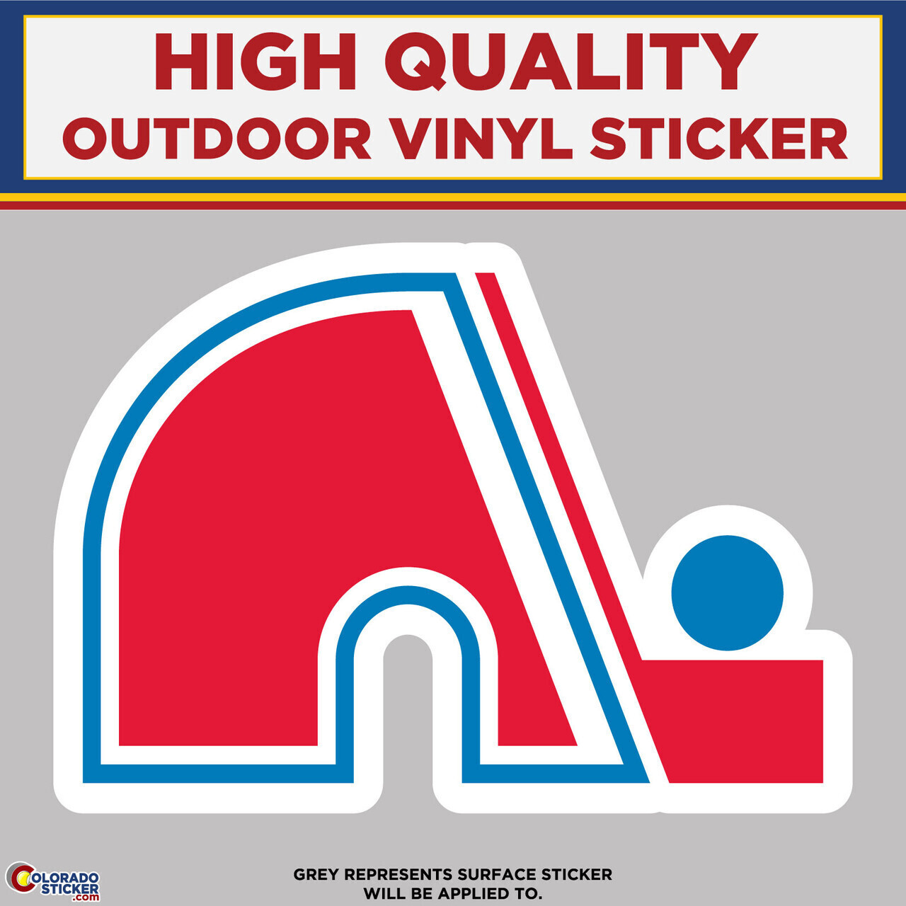 Quebec Nordiques, High Quality Vinyl Stickers