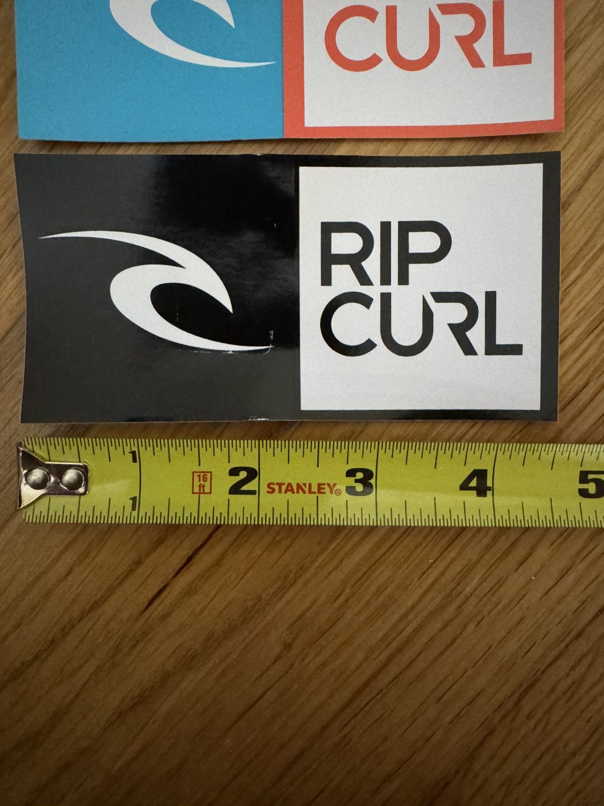 Lot of Six Rip Curl Stickers – Die cut window Decal Surf Surfboard Surfing Beach