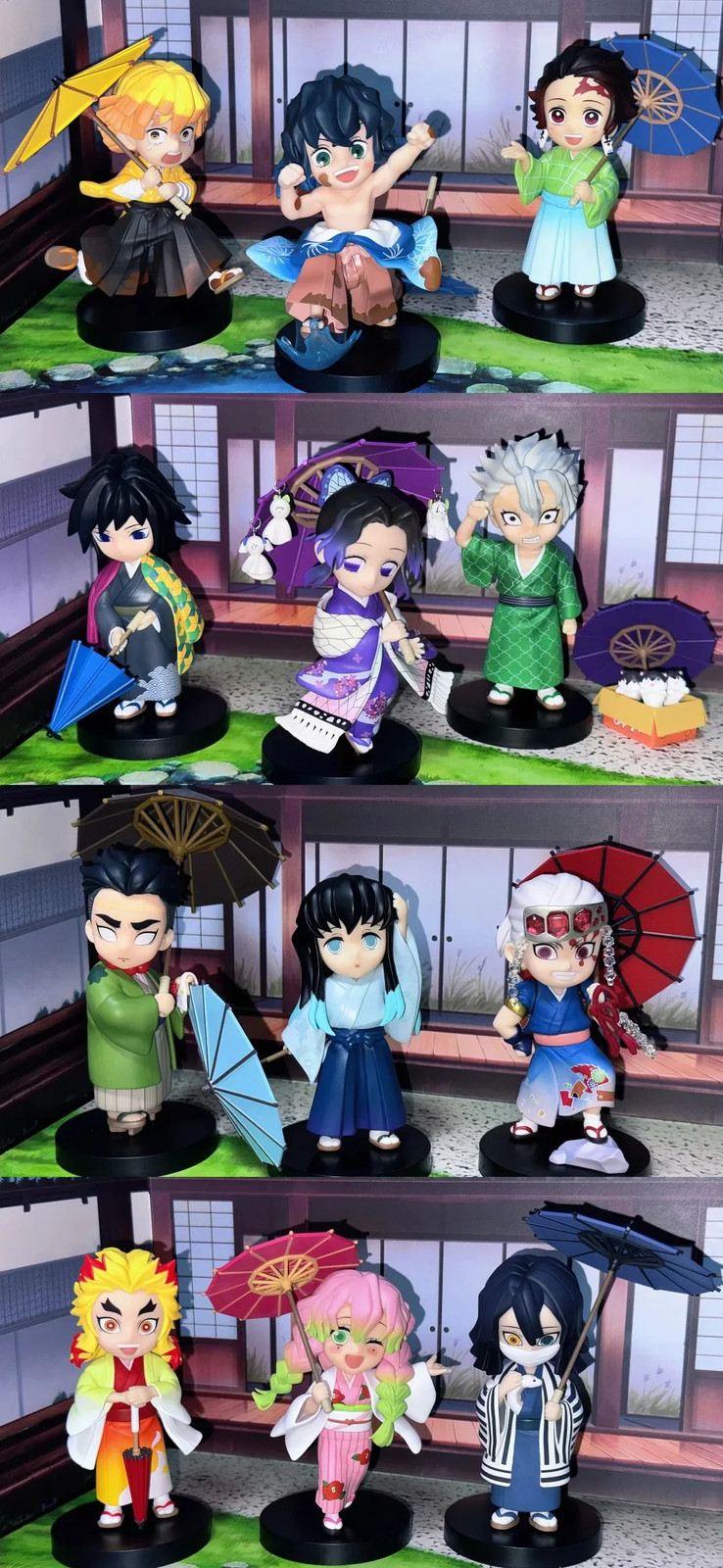 New Anime Figure Demon Slayer Figures Kimetsu No Yaiba Doll Plum Rain Series Bli