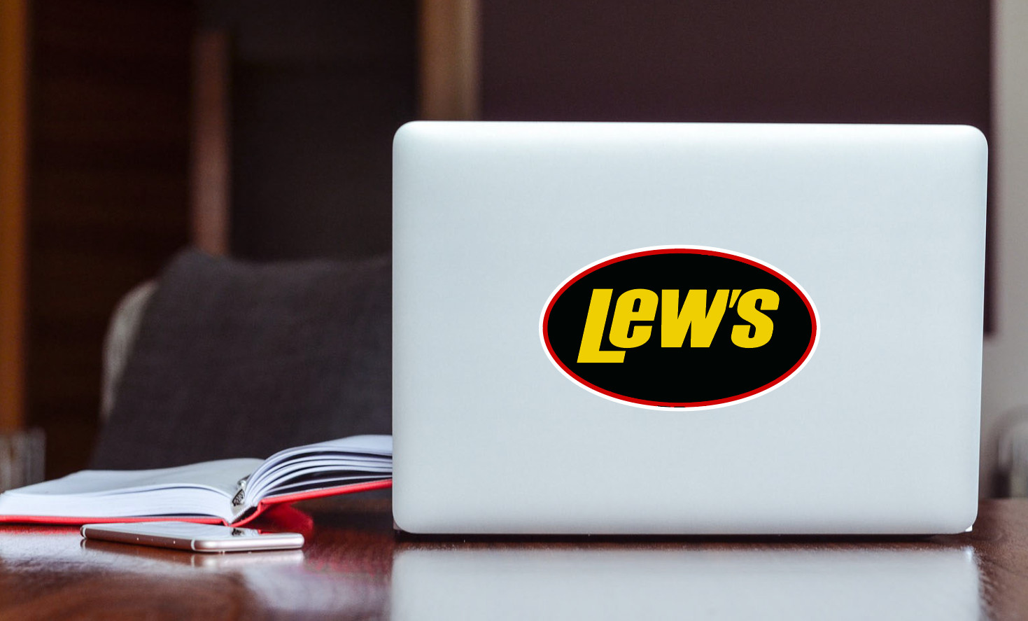 Lew's Fishing Decal Sticker 3M vinyl bubble-free installation