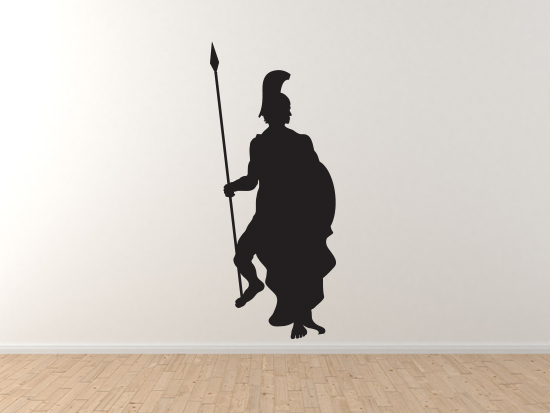 Greek Olympians – Ares Greek God of War Military Strategy – Vinyl Wall Decal