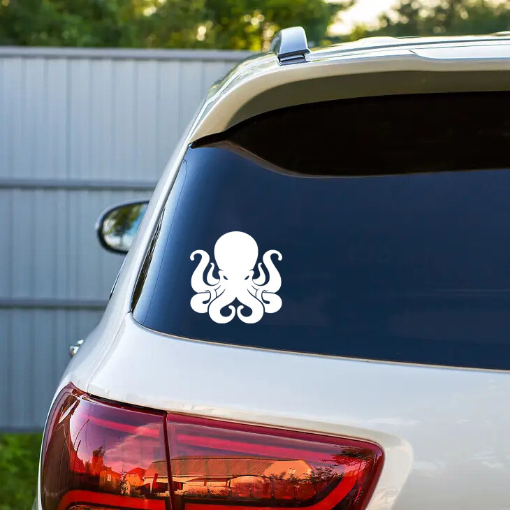 Octopus Vinyl Decal V2 – Kraken Cephalopod Tentacles – Die Cut Sticker