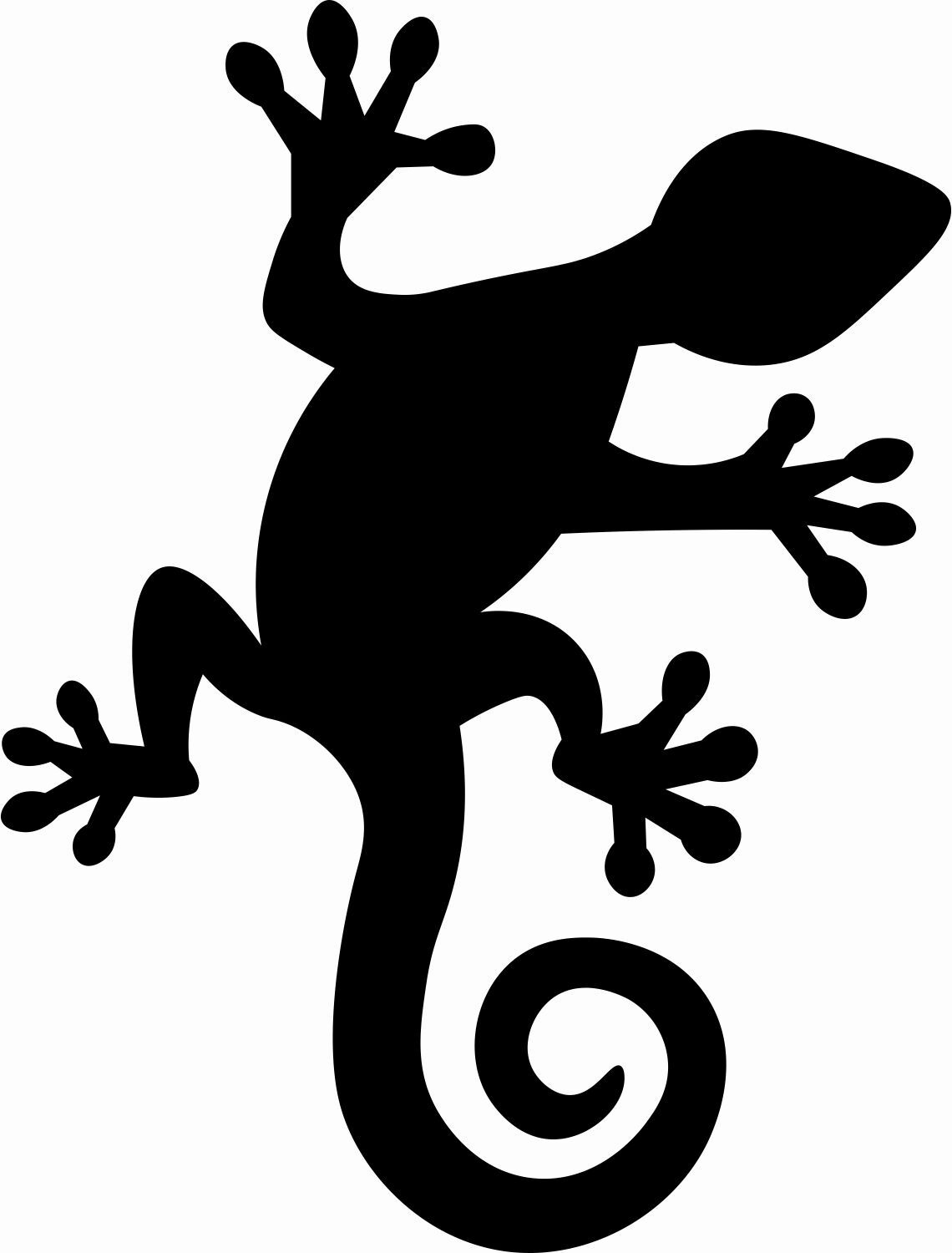 Gecko Decal Sticker Car Truck SUV Bumper Laptop Wall Tablet Trailer Window YETI