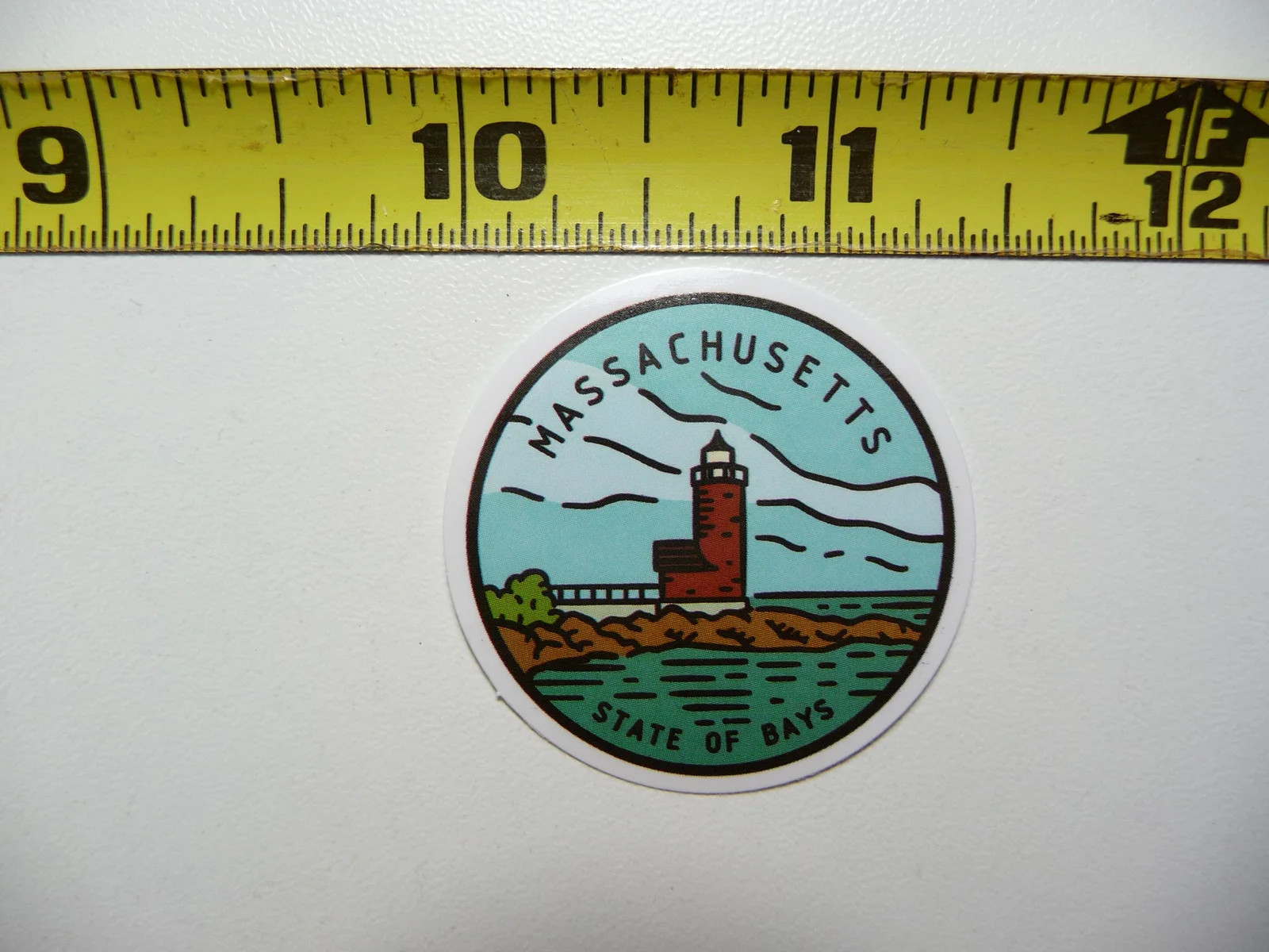 MASSACHUSETTS SMALL STICKER DECAL LOVE HOME STATE MOTTO PRIDE FUN FUNNY