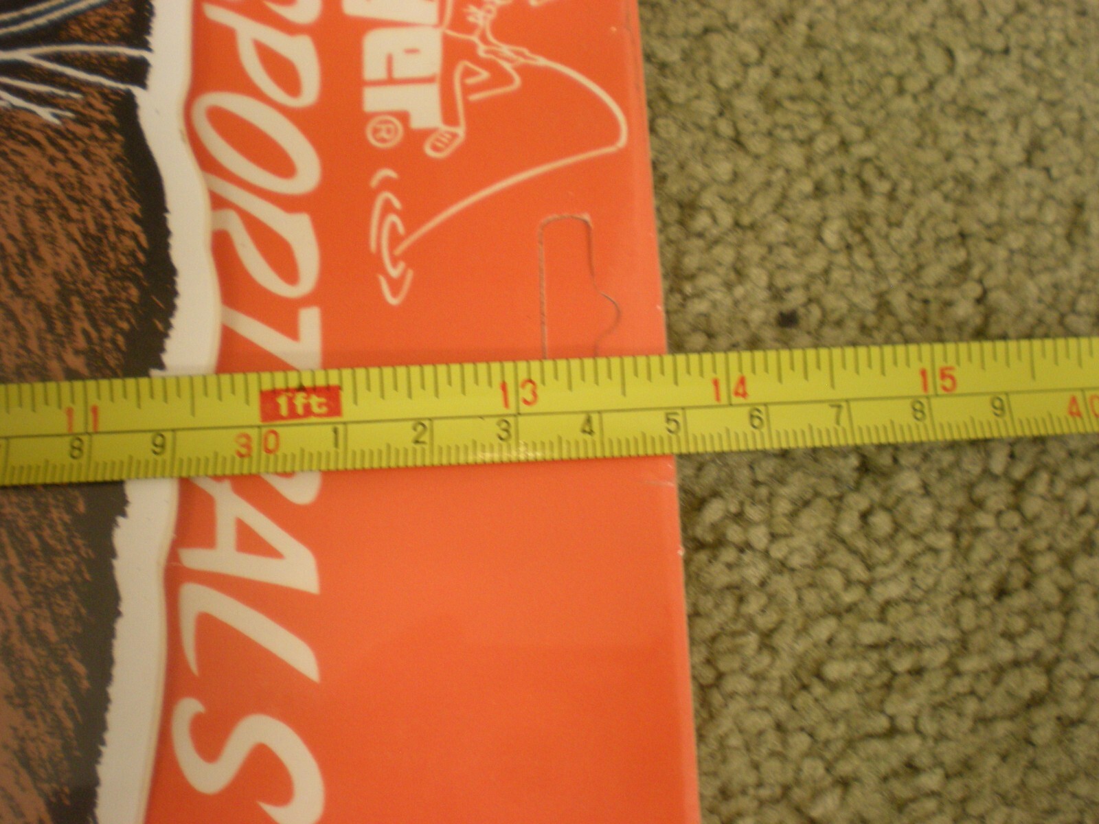 Vintage 12" Dyer Sportcals Raccoon Vinyl T-77R Truck Sticker
