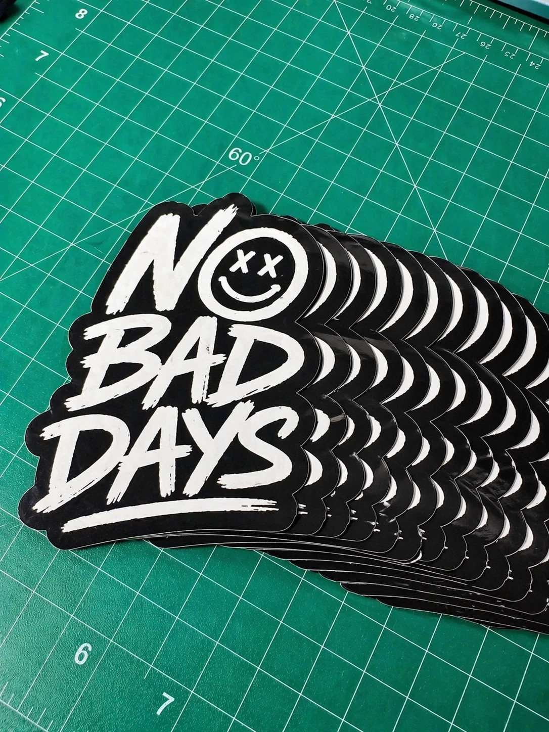 Custom Logo Vinyl Stickers Die Cut Waterproof Gloss Business Labels Decals