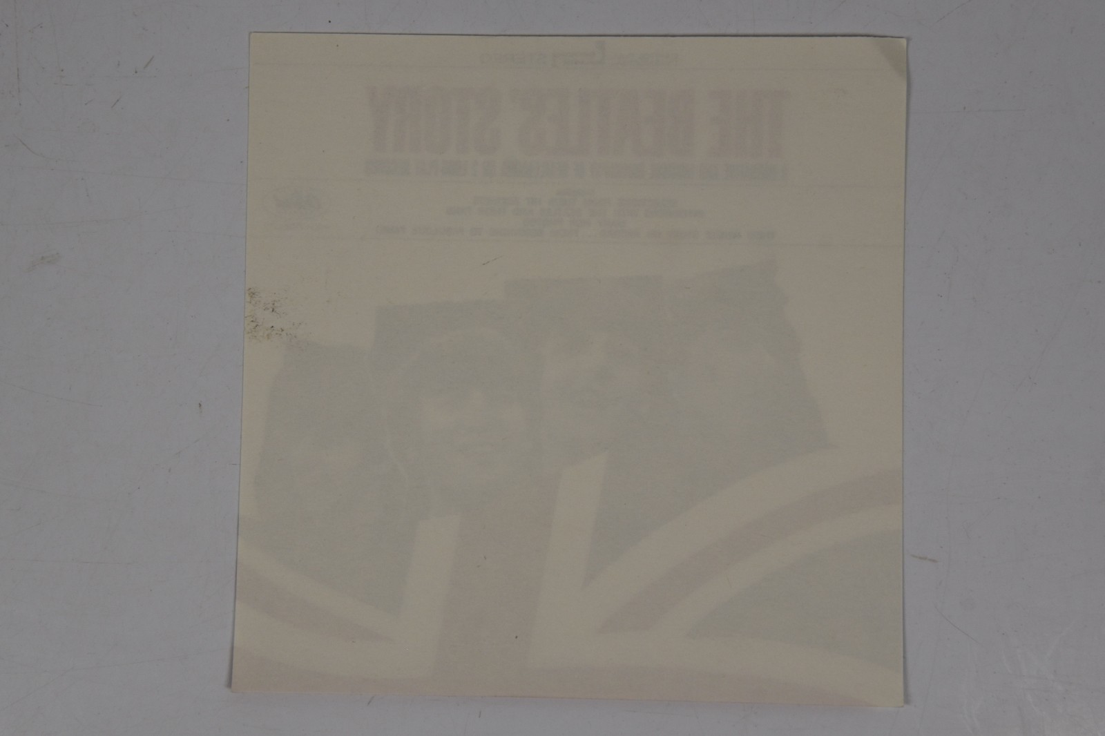 Vintage The Beatles' Story Album Cover Art 6" Art Print 45 Record Paper ONLY