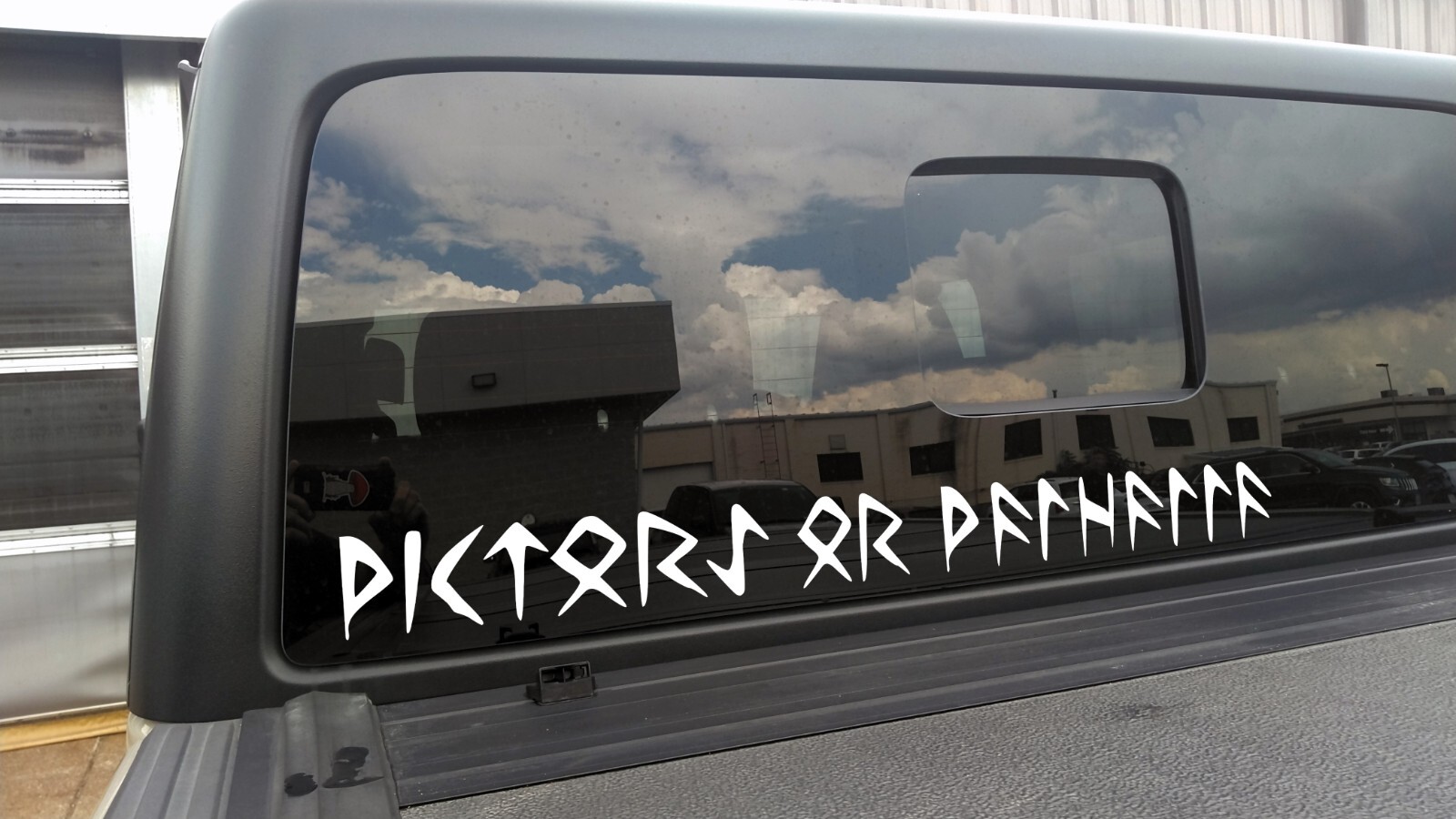 Victory or Valhalla in Runes Vinyl Decal V2 – Elder Futhark Viking Norse Die Cut