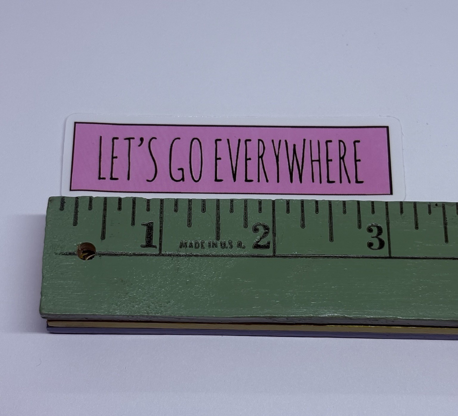 “Let’s Go Everywhere” Sticker Nature Outdoor Travel Decal Vinyl Art Decor P4