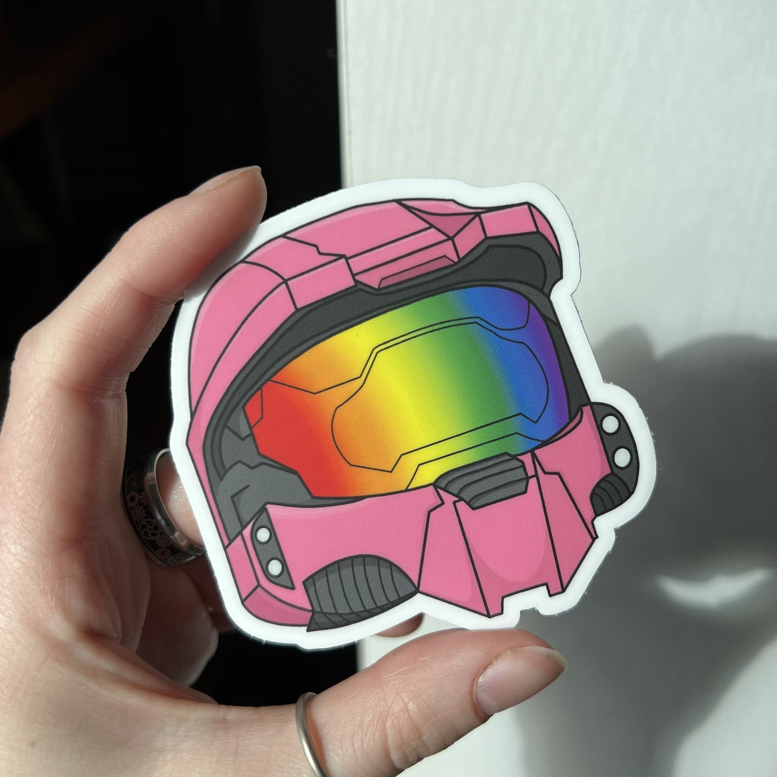 LGBT Donut from Red vs Blue Sticker
