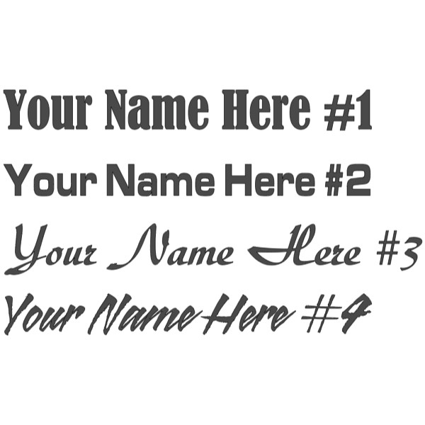 Custom Personalized Vinyl Lettering Name Decal Sticker Car Window Tumbler Flask