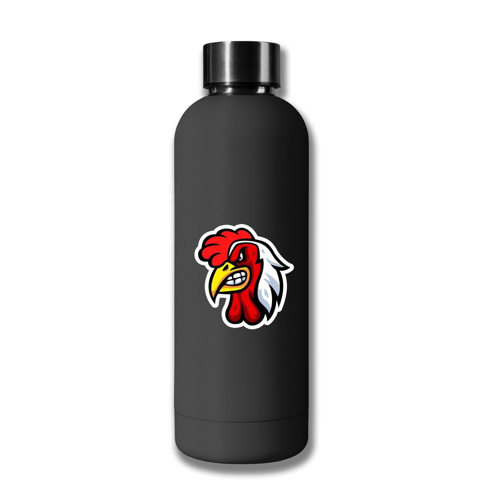 Furious Angry Rooster Sticker Funny Cartoon Car Bumper Window Decal Cock Hen