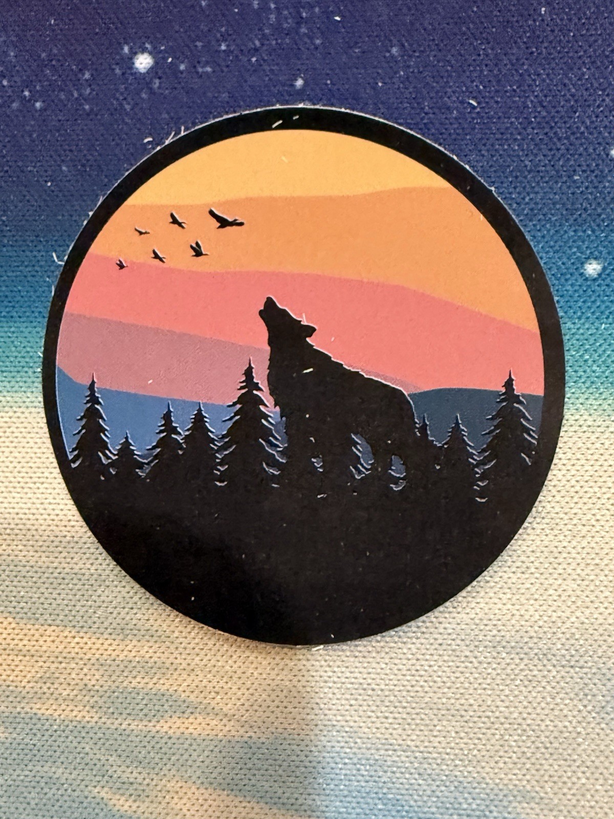 Outdoors Hiking Camping Adventure Nature Mountain Forest Trail Sticker Decal