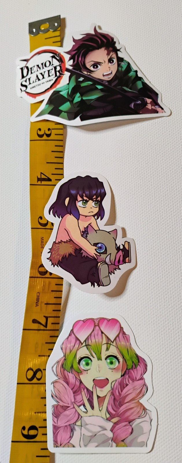 10 PC Custom Demon Slayer Characters Vinyl Stickers Random Selection New