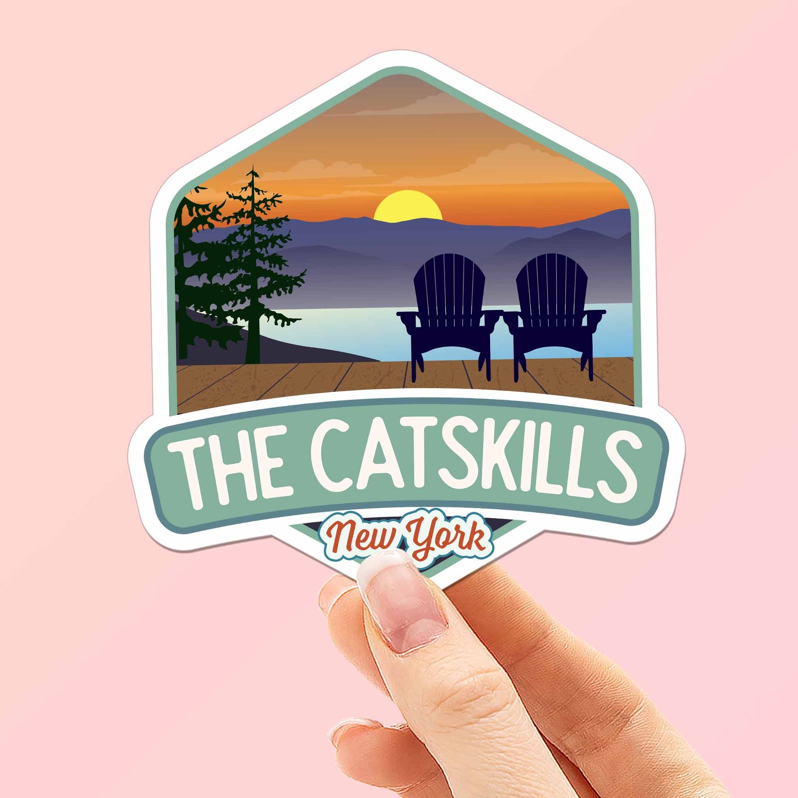 Catskill Mountains New York Sticker