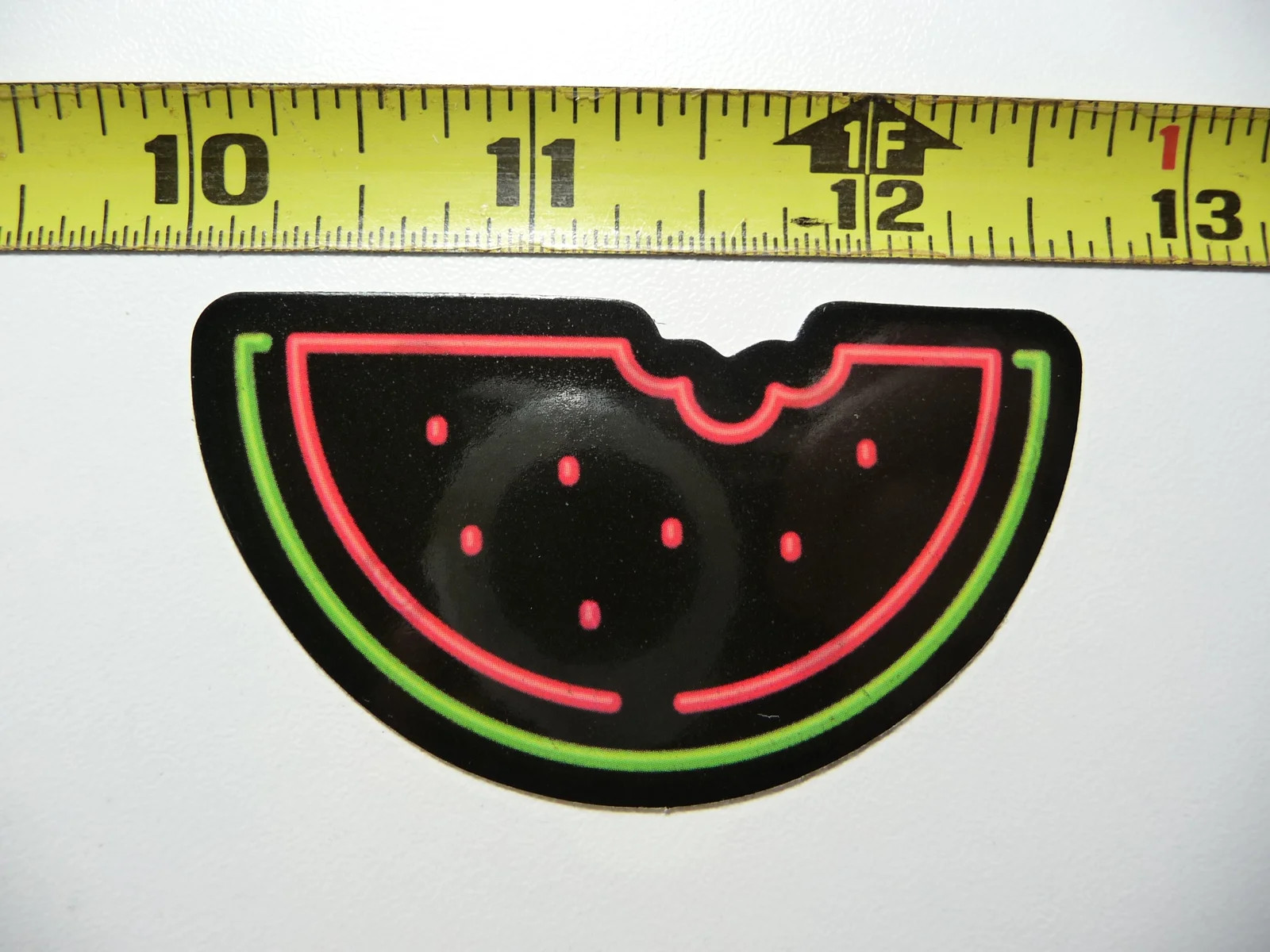 WATERMELON SUMMER TIME NEON STYLE SMALL STICKER DECAL COLORFUL FUNNY