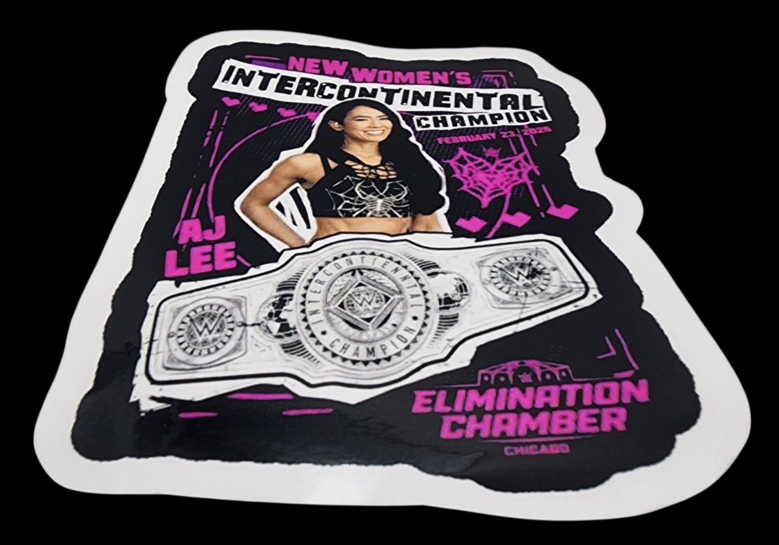 Female Wrestler Waterproof Car Decal Laptop Vinyl Sticker Large