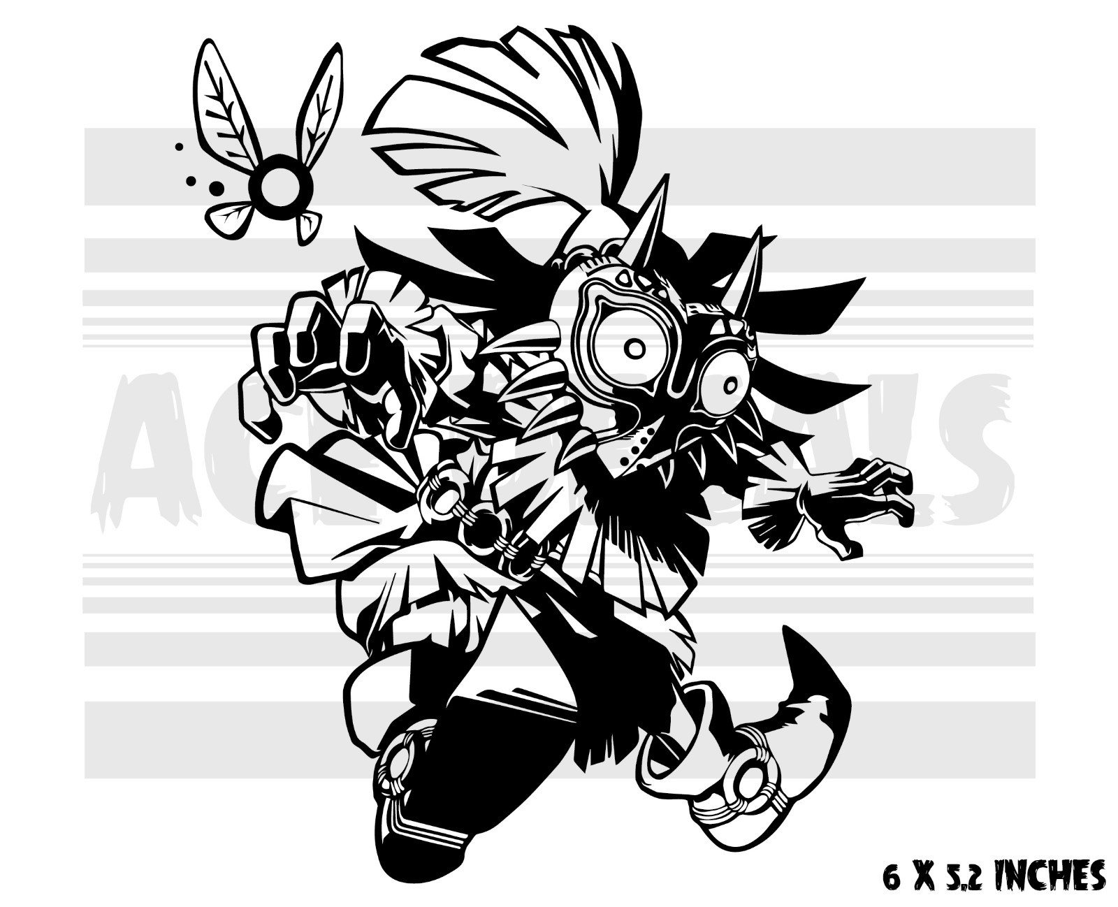 The Legend of Zelda – Majoras Mask – Skull Kid – Nintendo – decal sticker