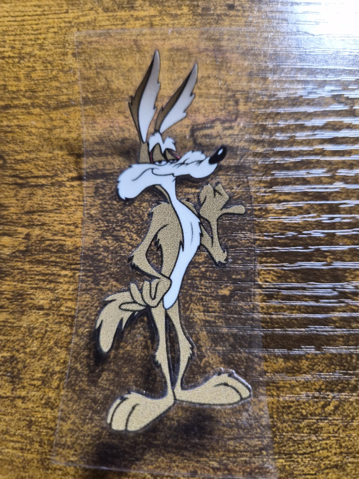 WILE E. COYOTE UV DTF Decal Sticker waterproof USA NOT VINYL
