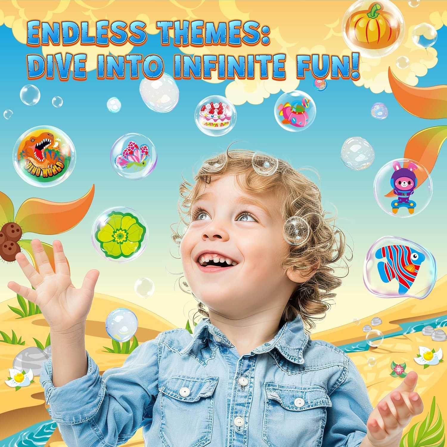3200+ Kids 3D Puffy Stickers | 64 Sheets Cute Animal Reward Stickers