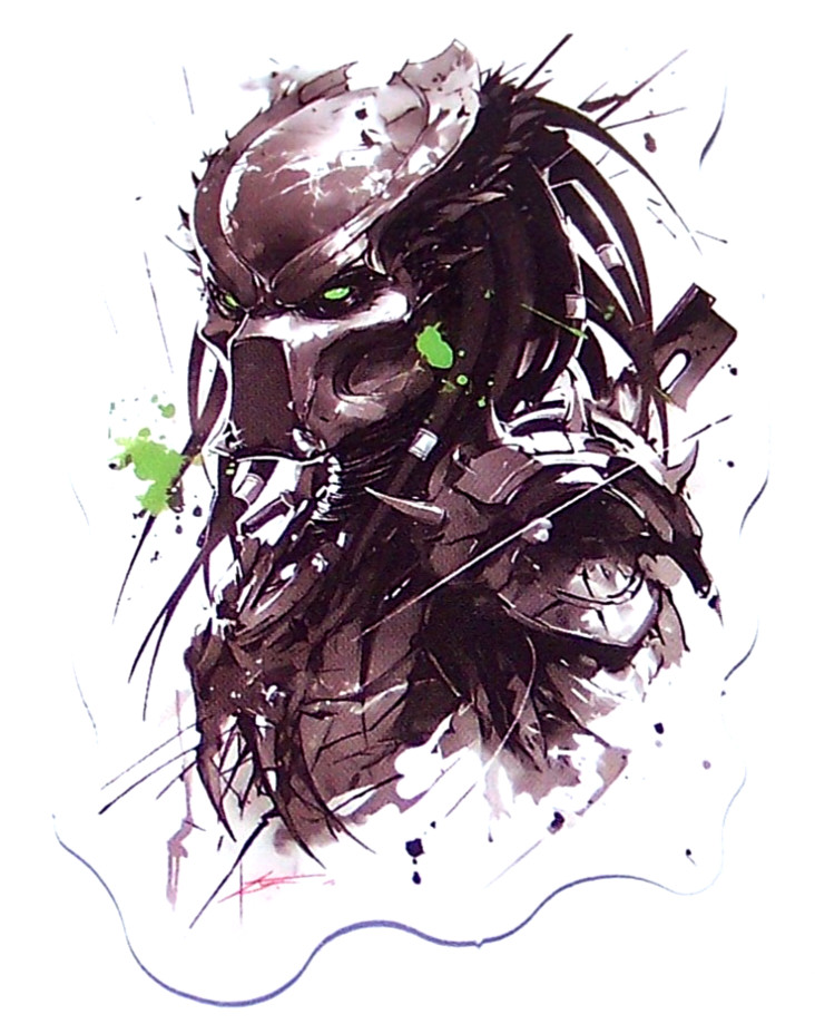Predator – Hunter Alien Cut Sticker Decal Movie Action Sci-Fi Horror Film