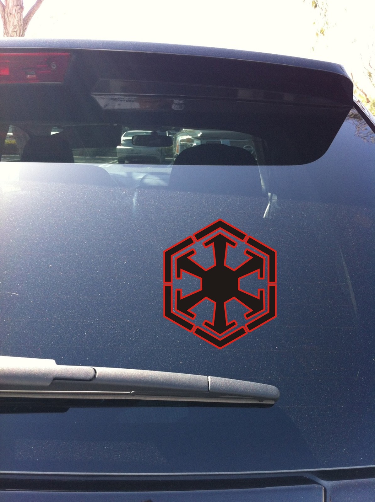 03-08 Sith Empire Symbol Star Wars Window Sticker Decal Death Star Sith Jedi