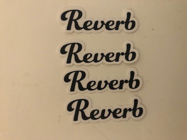 Reverb Set of 4 Stickers