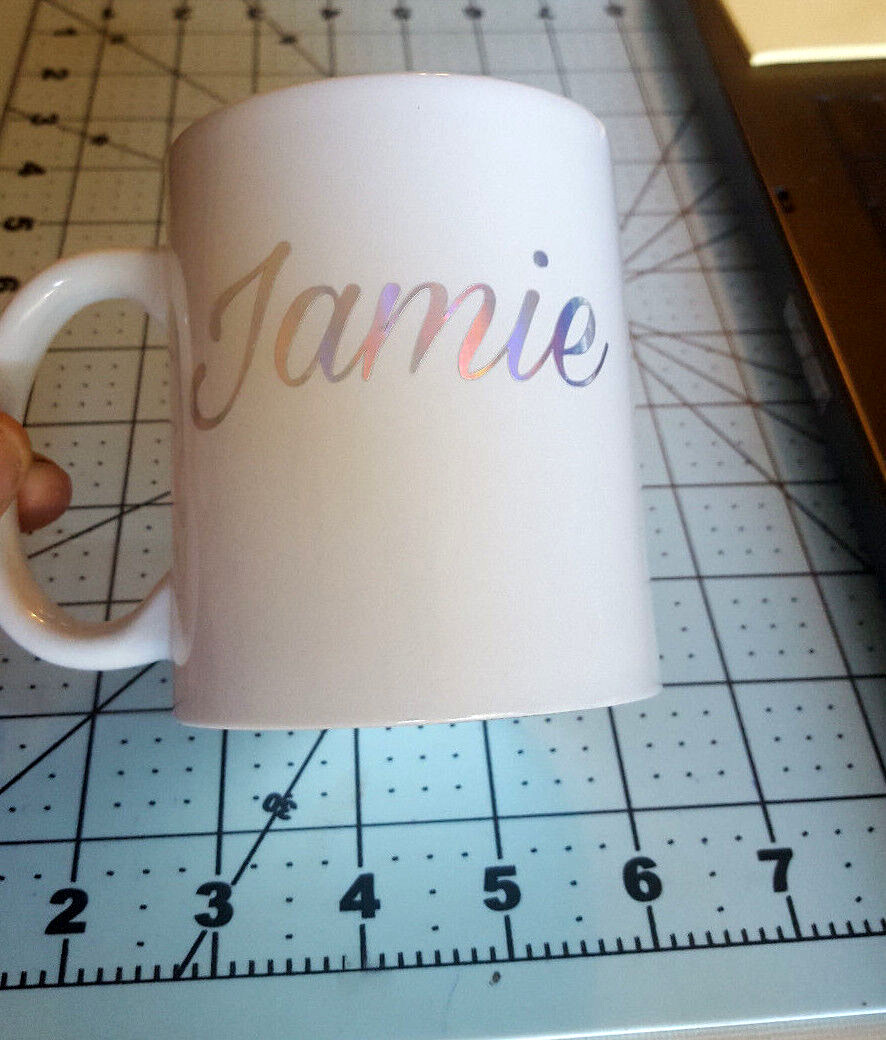 Custom Personalized Vinyl Lettering Name Decal Sticker Car Window Tumbler Flask