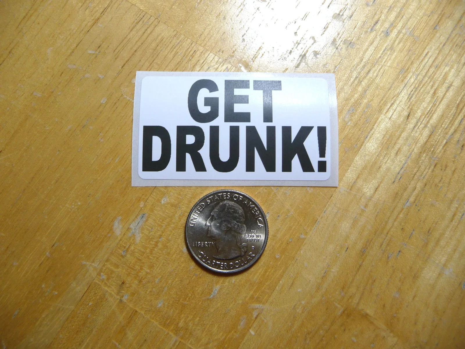 GET DRUNK STICKER DECAL 1 – 50 BULK PACK FUNNY PARTY CELEBRATE