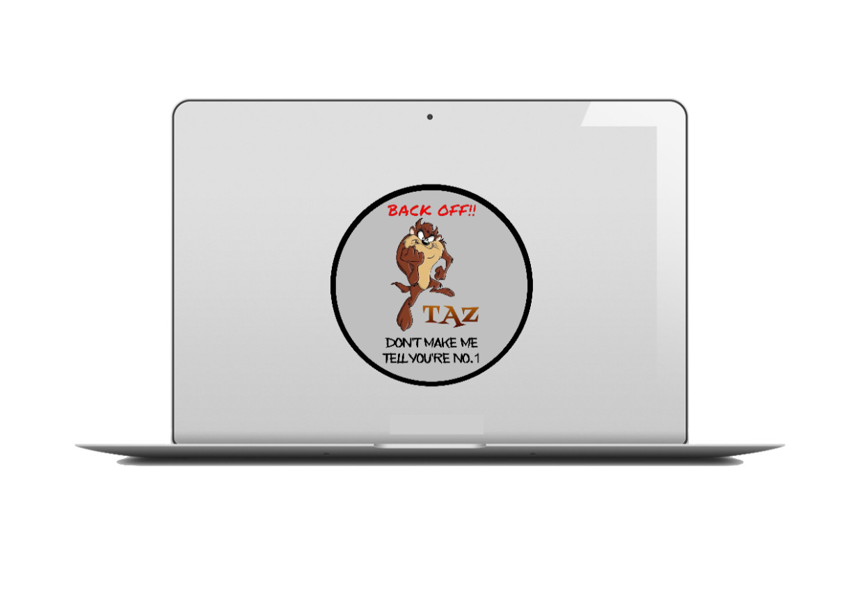 Taz – (You're NO. 1) – 4" Handmade Vinyl Decal Vehicle Laptop Cooler Decor 2026