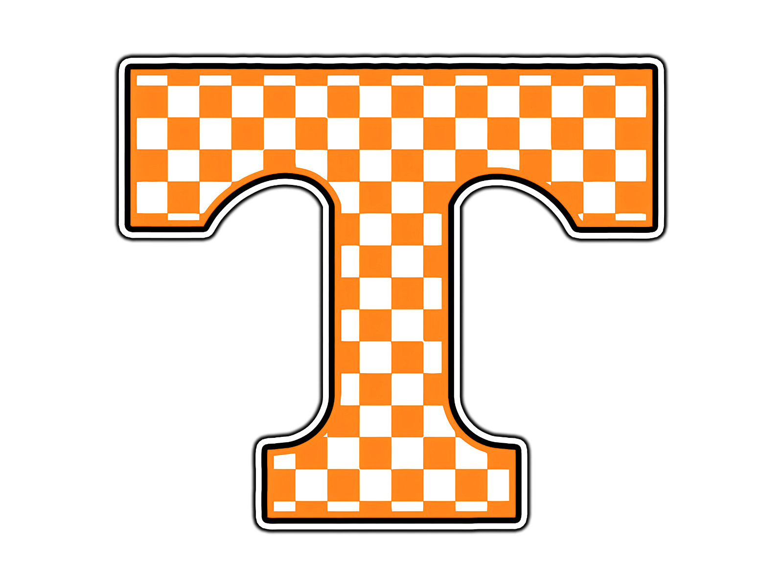 #415 Tennessee Vols Monogram Logo #2 Waterproof Vinyl Sticker Decal Die-Cut