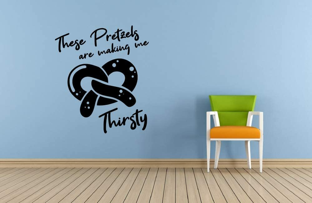 Pretzels Seinfeld TV Show Quote Vinyl Art Stickers For Home Room Walls Decals