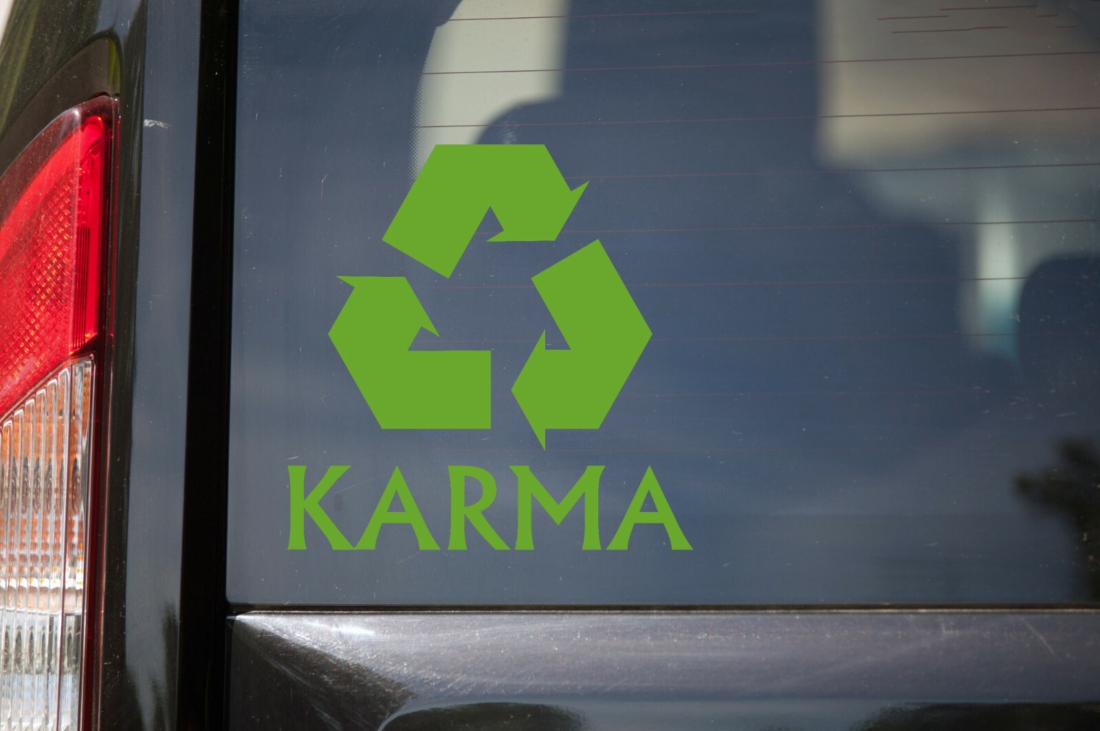 Karma Vinyl Decal – Recycle – Destiny Fate – Die Cut Sticker