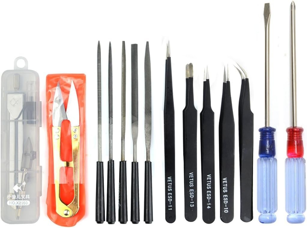 Professional 56 PCS Model Tools Kit Modeler Basic Tools Craft Set Hobby Build…