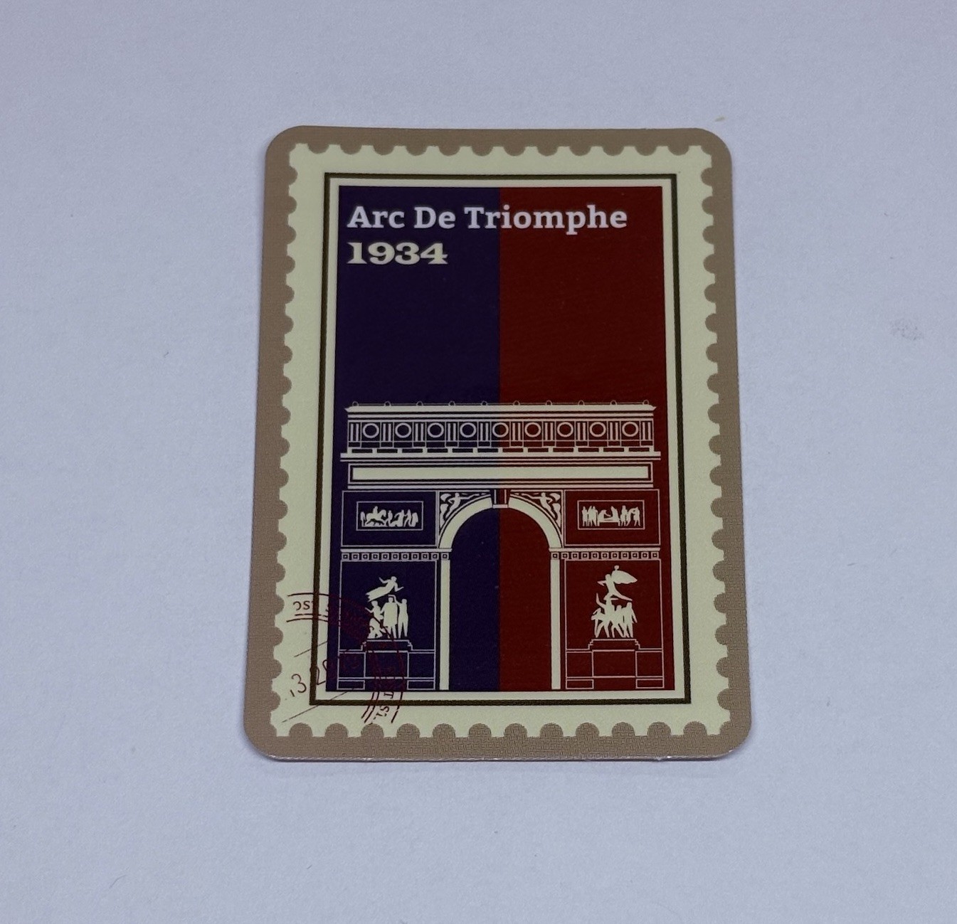 Arc De Triomphe Postage Stamp Novelty Sticker Vinyl Decal Travel Cool Art Tc9
