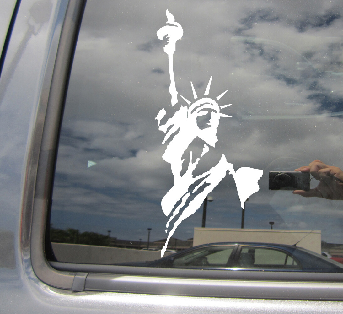 Statue of Liberty – USA Patriotic Car Truck Bumper Vinyl Decal Sticker 10197