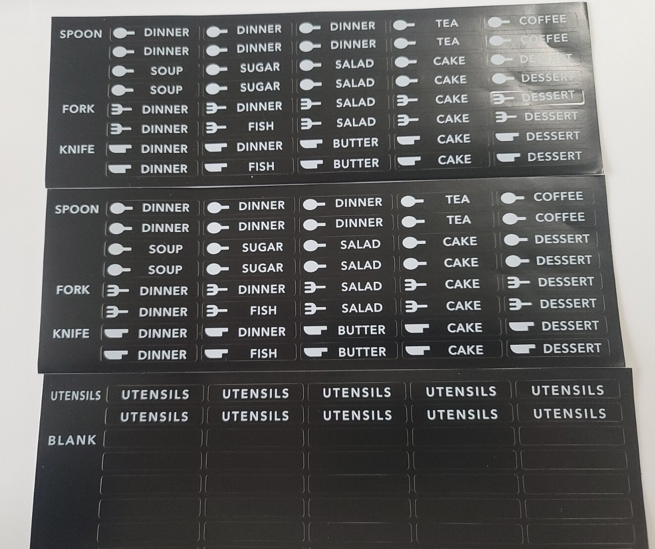 Kitchen Labels Kitchen Organization Labels for Drawers And Silverware