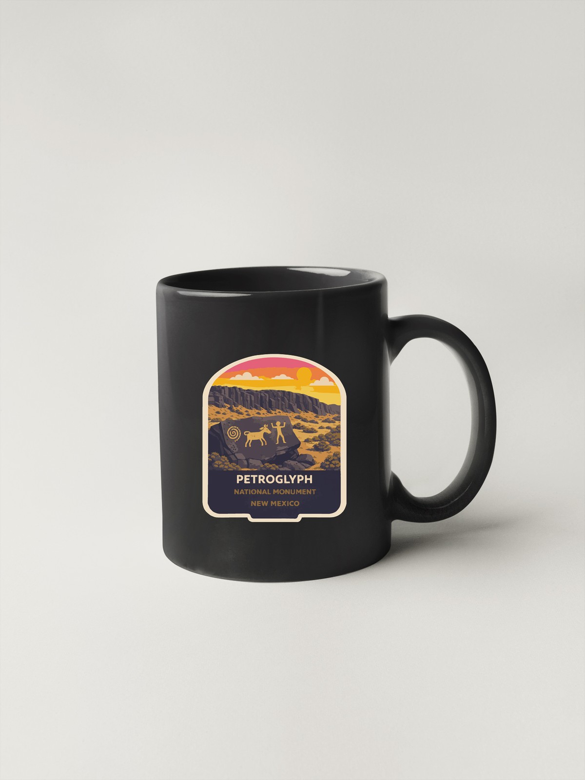 Petroglyph New Mexico Sticker Decal Vinyl Die-Cut US National Monuments Series