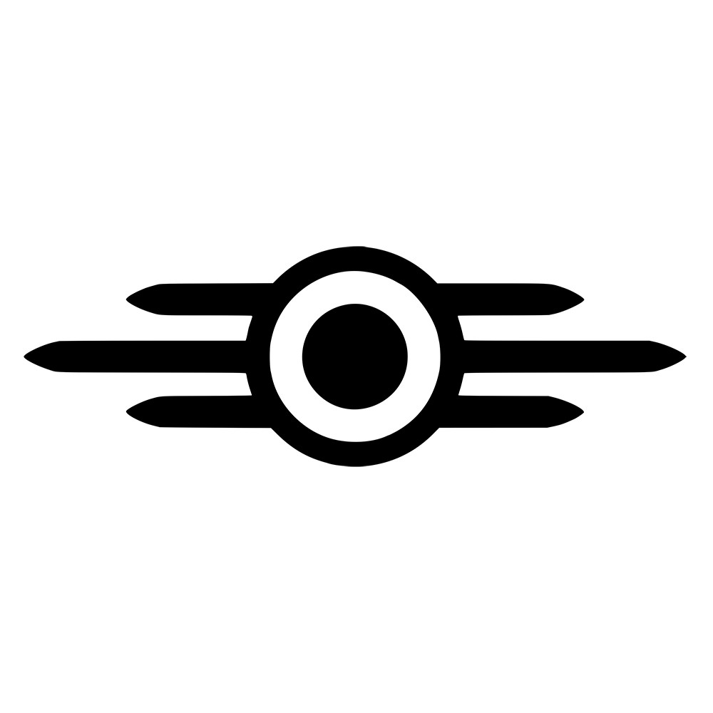 6" Video Game Fallout Vault-Tec Logo Vinyl Decal Sticker