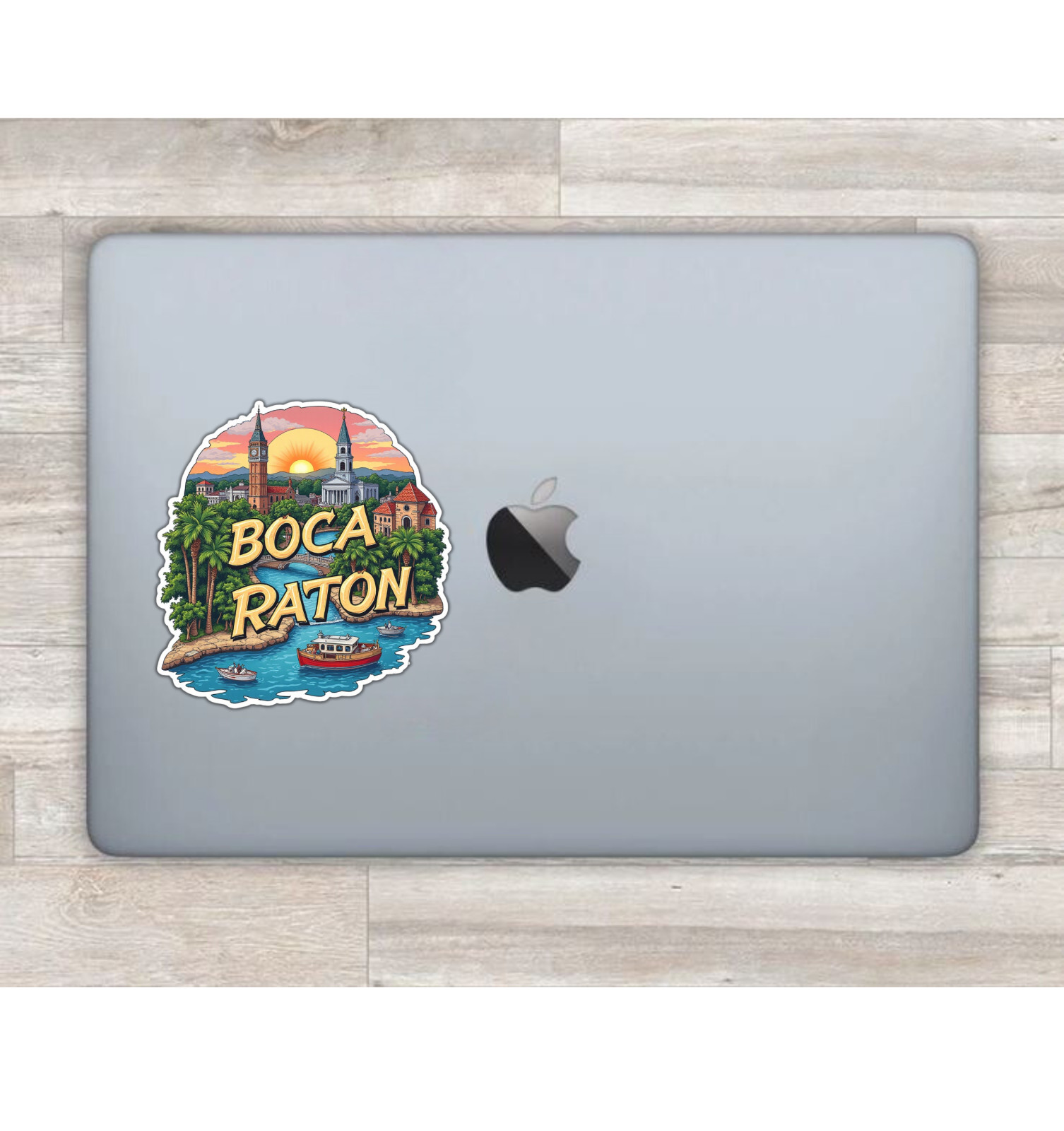 Boca Raton Florida Fridge Magnet or Laptop Sticker
