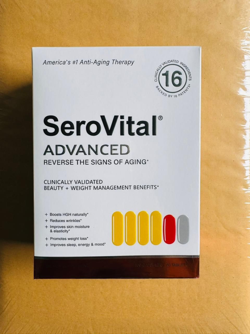 SeroVital Advanced Dietary Supplement 120 Capsules + 60 Tablets Free Shipping