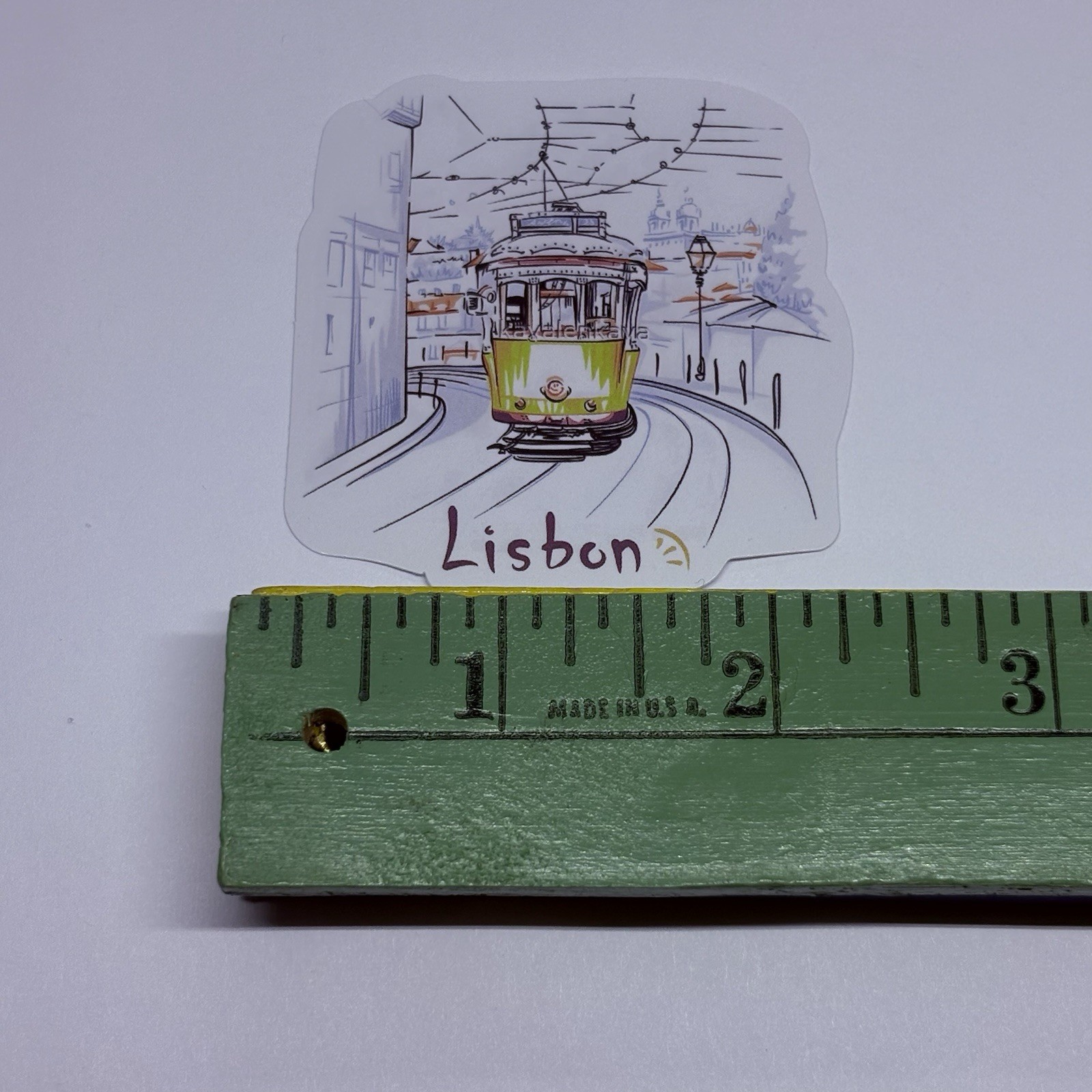 Lisbon Tram 28 Trolley Sticker City Travel Art Decal Vinyl Country Souvenir Tc9